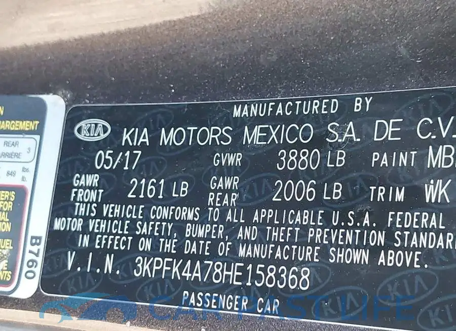3KPFK4A78HE158368# 9