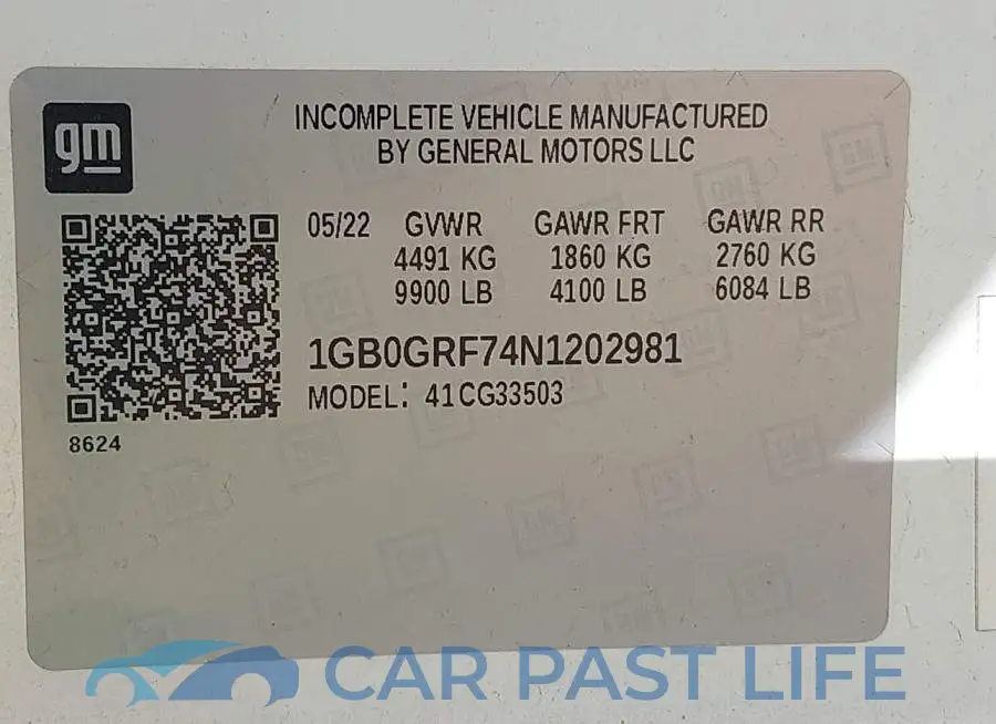 1GB0GRF74N1202981# 8