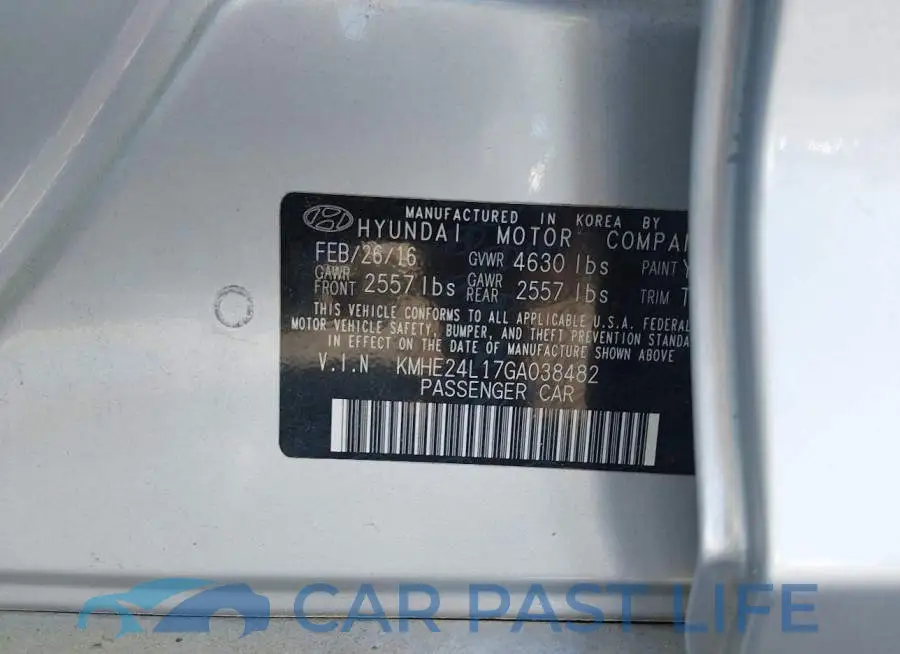 KMHE24L17GA038482# 9