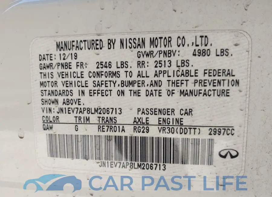 JN1EV7AP8LM206713# 9