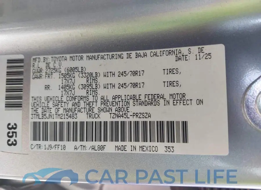 3TMLB5JN1TM215483# 9