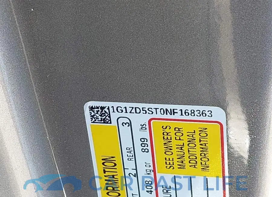 1G1ZD5ST0NF168363# 9