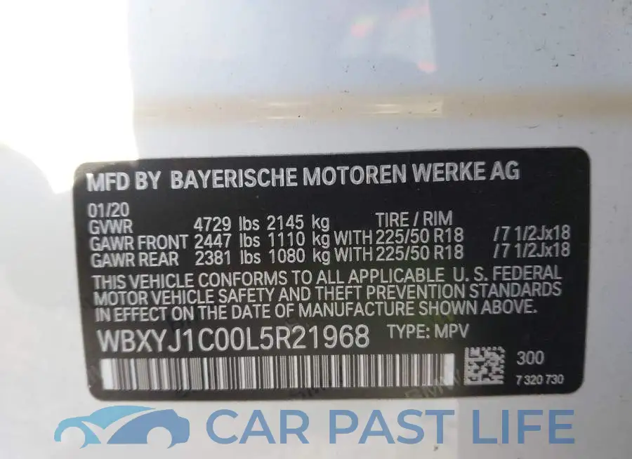 WBXYJ1C00L5R21968# 9